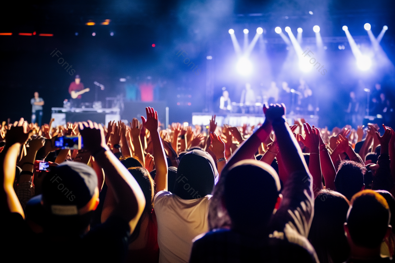 挥舞手臂观众音乐狂欢人群现场,高清,摄影图,摄影图片,图片大全,摄影图免费下载